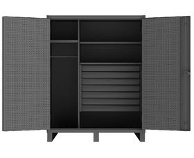 HEAVY DUTY WARDROBE CABINETS WITH PEGBOARD DOORS