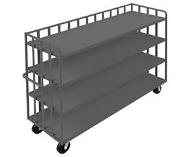 OPEN PORTABLE SHELF CART