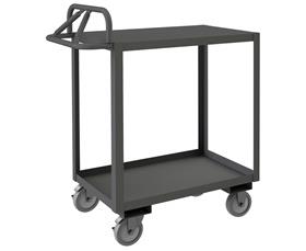 ROLLING STOCK CART WITH ERGONOMIC HANDLE