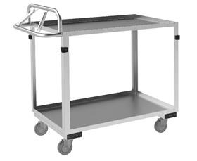 STAINLESS STEEL SHELF STOCK CARTS