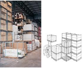 "TIER-RACK™" DYNA PALLET STACKING FRAMES