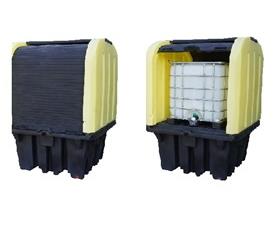 IBC ROLL TOP HARDCOVER SPILL PALLET