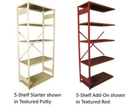 V-GRIP™ OPEN SOLID SHELVING - 84"H