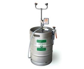 PORTABLE "KEG" STYLE EYE WASH/DRENCH HOSE UNIT