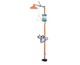 COMBINATION EMERGENCY SHOWER AND EYEWASH