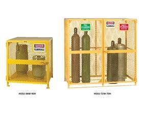 ALL-WELDED UPRIGHT GAS CYLINDER STORAGE UNITS