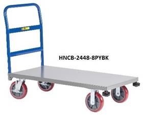 ALL-WELDED PLATFORM TRUCK WITH CORNER BUMPERS