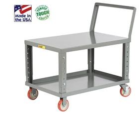 ADJUSTABLE HEIGHT SHELF TRUCK