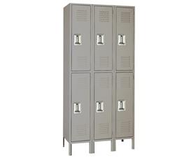 DOUBLE TIER STEEL LOCKERS