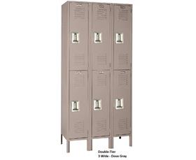 DOUBLE TIER STEEL LOCKERS
