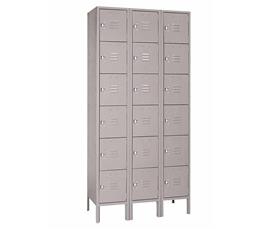 SIX TIER STEEL LOCKERS