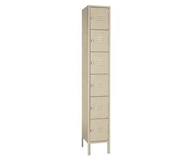 SIX TIER STEEL LOCKERS