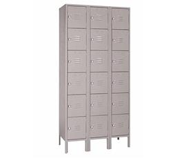 SIX TIER STEEL LOCKERS