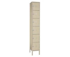 SIX TIER STEEL LOCKERS