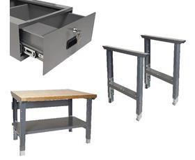 ADJUSTABLE WORKBENCH OPTIONS