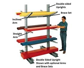 BRACES FOR  MEDIUM-DUTY CANTILEVER RACKS