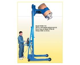 VERTICAL-LIFT DRUM POURER