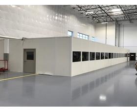 MODULAR INPLANT OFFICE - THREE WALL SYSTEM