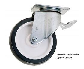 SUPER LOCK BRAKE CASTERS