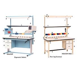 ERGONOMIC BASE WORK STATIONS - OPTIONAL ACCESSORIES