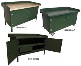 ENCLOSED CABINET WORKBENCH