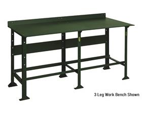 EXTRA HEAVY DUTY PLATE TOP WORK BENCH