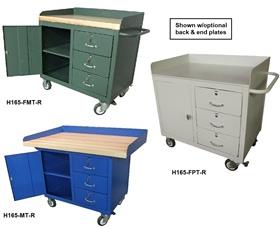 THREE DRAWER MOBILE MAINTENANCE BENCH