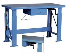 STEEL TOP ELECTRIC ERGONOMIC HYDRAULIC WORK BENCHES