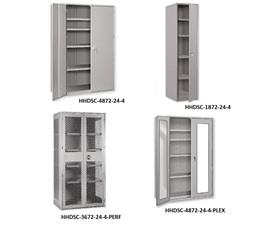 EXTRA HEAVY DUTY STORAGE CABINETS - 1,500 LB. CAPACITY PER SHELF