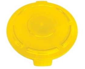 CRUSADER ROUND TRASH CANS - LIDS &amp; DOLLY