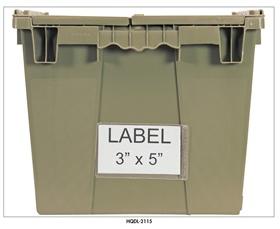 LABELS FOR HEAVY DUTY ATTACHED TOP CONTAINERS