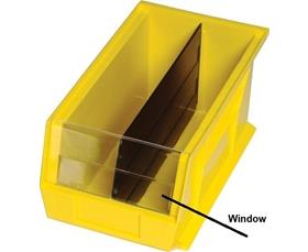 ULTRA STACKING &amp; HANG BINS WINDOWS (CLEAR)