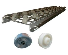 WHITE NYLON WHEEL CONVEYORS