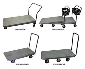 NESTING AND NON-NESTING FLATBED CARTS