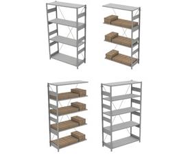 SPACE PLUS USA STEEL SHELVING