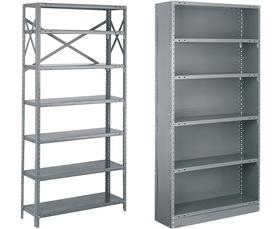 KLIP-IT™ INDUSTRIAL STEEL SHELVING - LIGHT DUTY