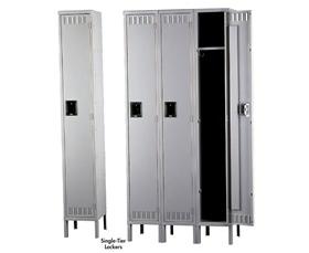 TENNSCO DURABLE STEEL LOCKERS - SINGLE TIER