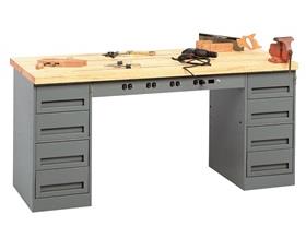 ELECTRONIC WORKBENCHES WITH MODULAR CABINETS