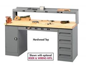 ELECTRONIC WORKBENCHES WITH MODULAR CABINETS