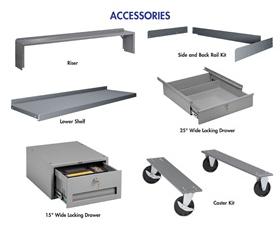 HEAVY-DUTY INDUSTRIAL WORKBENCH ACCESSORIES