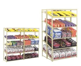 TENNSCO SLOPING SHELF UNITS