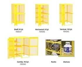 GAS CYLINDER STORAGE CABINETS