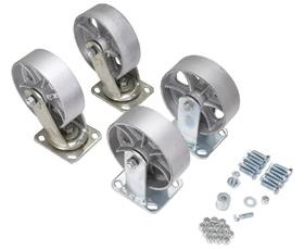 CASTERS FOR STEEL HOPPERS