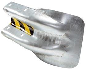 BRACKETS AND END CAPS FOR GUARD RAILS