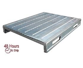 HEAVY DUTY SOLID DECK STEEL PALLET