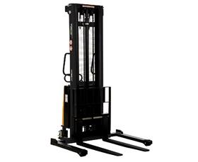 DOUBLE MAST STACKER WITH POWER LIFT