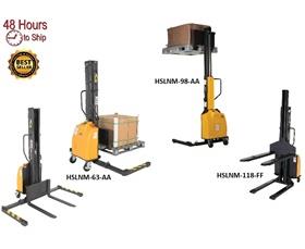 NARROW MAST STACKERS WITH POWER LIFT