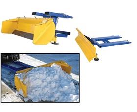 FORK TRUCK SNOW PLOW/PUSHER