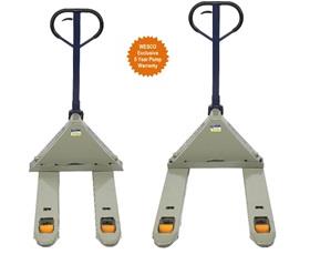 ADJUSTABLE WIDTH PALLET TRUCK