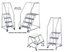 OPTIONS FOR STAINLESS & ALUMINUM ROLLING LADDERS